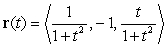 Find an arc length parametrization of the curve , and identify the curve.