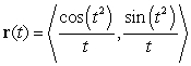 The position of a particle is given by , . What is the limit of the particle's speed as