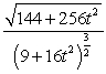 <strong>The curvature of at the point is:</strong> A) . B) . C) . D) . E) .