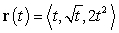 Let . Decompose into tangential and normal components at .