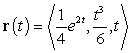 A particle moves along the curve . Decompose the acceleration into tangential and normal components.