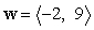 Express as a linear combination of and .