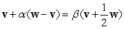 Two different nonzero vectors, and that are not parallel satisfy the equality , where and are scalars. Find and .