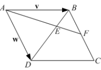 <strong>In the parallelogram , shown in the figure below, the following holds. </strong> A) Write in terms of and . B) Write in terms of and .