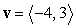 Express as a linear combination of the two vectors and .