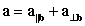 Find the decomposition of with respect to .