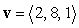 Find the projection of along if and .