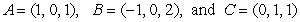 Compute the height to the side in the triangle with vertices at .