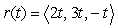 <strong>Which of the following lines is parallel to the plane </strong> A) B) C) D) E)