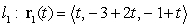 <strong>Consider the 3 lines. Which of the following statements is correct?</strong> A) The three lines are parallel. B) The three lines lie in one plane and do not intersect at one point. C) The three lines are not contained in one plane. D) The three lines lie in one plane and they intersect at one point. E) Two of the lines are parallel.