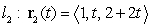 <strong>Consider the 3 lines. Which of the following statements is correct?</strong> A) The three lines are parallel. B) The three lines lie in one plane and do not intersect at one point. C) The three lines are not contained in one plane. D) The three lines lie in one plane and they intersect at one point. E) Two of the lines are parallel.