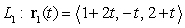 <strong>The following lines ( is a parameter) are known to be in one plane. If they intersect at the point , find the following. </strong> A) the value of B) the scalar equation of the plane
