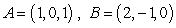 <strong>The plane is determined by the points , and . is the trace of in the xy-plane. is the line . Which of the following statements is correct?</strong> A) and intersect. B) and are parallel. C) and do not lie in one plane. D) There is not enough data to conclude about the mutual position of and . E) and coincide.