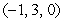 Find an equation of the plane passing through the points and and with the vector lying on the plane.