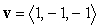 Find an equation of the plane passing through the points and , and parallel to any line with the direction vector .