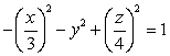 For which values of is the intersection of the horizontal plane and the hyperboloid empty?