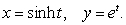 Eliminate the parameter and write an equation in and for the parametric curve