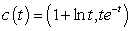 Find the equation of the tangent line to the parametric curve at .