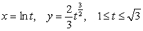 Find the speed and the length of the curve.