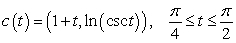 Find the arc length of the parametric curve .