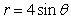 <strong>Match the polar equations with their Cartesian form</strong> A) B) C) D) i) ii) iii) iv)