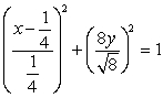 <strong>The equation of in Cartesian coordinates is which of the following?</strong> A) B) C) D) E) none of the above.