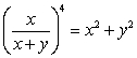 <strong>The equation of in Cartesian coordinates is which of the following?</strong> A) B) C) D) E)