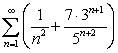 <strong>Find the sum of the following series.</strong> A) B) C)