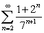 <strong>Which of the following series diverges?</strong> A) B) C) D) E) B and D