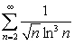 <strong>Determine if the following series converge.</strong> A) B) C)