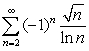 <strong>Determine whether the series is absolutely convergent, conditionally convergent, or divergent.</strong> A) B) C)