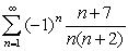 <strong>Which one(s) of the following series is(are) conditionally convergent?</strong> A) B) C) D) E) C and D
