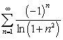 <strong>Determine if the following series is conditionally convergent, absolutely convergent, or divergent.</strong> A) B)