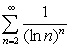 <strong>Use the Root Test to determine if the series is convergent.</strong> A) B) C) (Hint: use .) D)