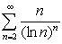 <strong>Use the Root Test to determine if the series is convergent.</strong> A) B) C) (Hint: use .) D)