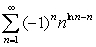 <strong>Which of the following series is conditionally convergent?</strong> A) B) C) D) E) B and D