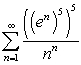 Does the series converge or diverge?