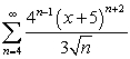 Find the values of for which the series converges.