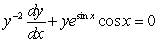 <strong>Solve the differential equations using separation of variables.</strong> A) B)