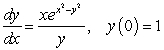 Solve the initial value problem.