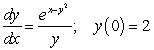 <strong>Solve the initial value problems.</strong> A) B)