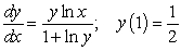 <strong>Solve the initial value problems.</strong> A) B)