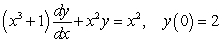 Solve the initial value problem.
