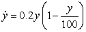 <strong>Consider the logistic equation . The solution with the following initial condition is decreasing to minus infinity at a finite value of :</strong> A) B) C) D) E) none of the above.
