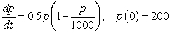 <strong>Let be a population of insects that is modeled by the logistic equation: </strong> A) Determine the equilibrium solutions and their stabilities. B) What is the long term behavior of the population? C) Find the value of at the inflection point and explain its meaning referring to the population growth. D) Solve the logistic equation and verify your answer to B.