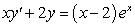 <strong>Solve the following differential equations.</strong> A) B) (Hint: rewrite for .)