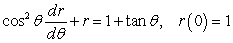 Solve the initial value problem .