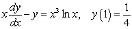 Solve the initial value problem .