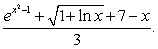 <strong>The centroid of the region shown in the figure below enclosed by the graphs of , , and lies on: </strong> A) the line B) the line C) the line D) the graph of E) the graph of