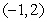 Four particles with masses of 4, 5, 7, and 3 are located respectively at and . Find such that the center of mass of the system is located at the point .